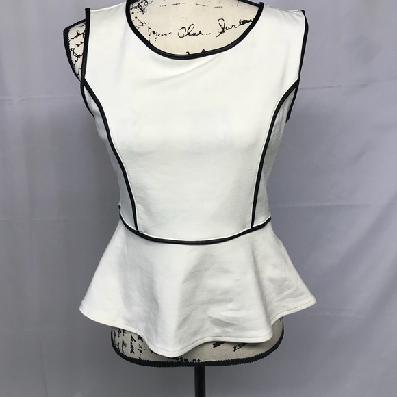 Apt. 9 Tops - White peplum top